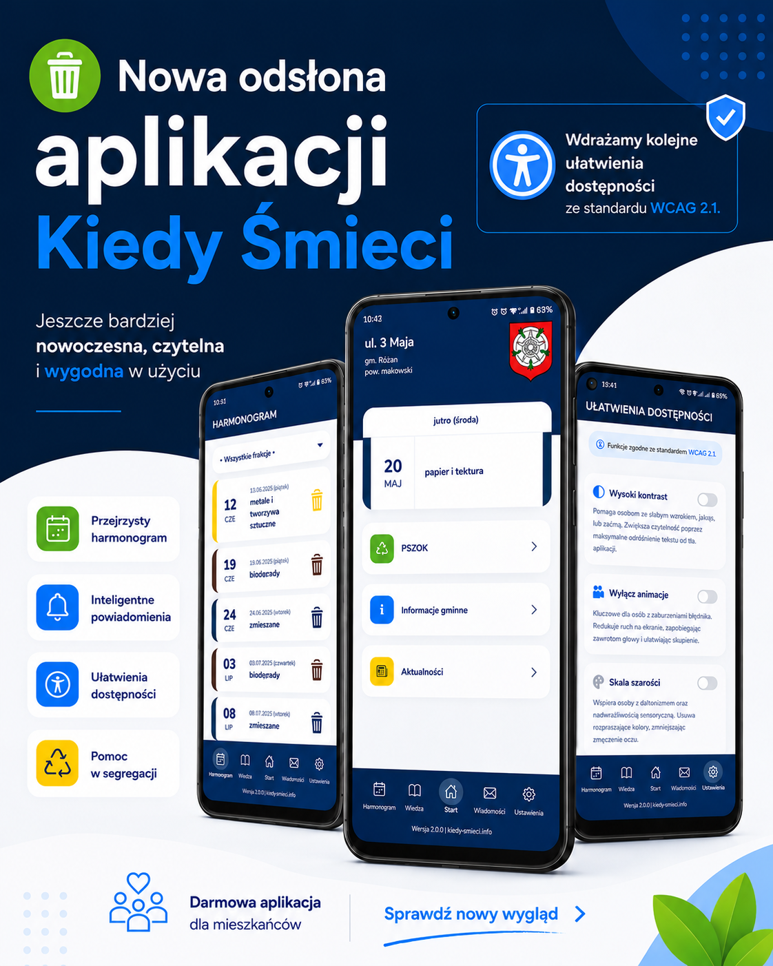 Nowa aplikacja Kiedy Śmieci 2.0